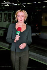 Blonde TV reporter makes some camel toe gold